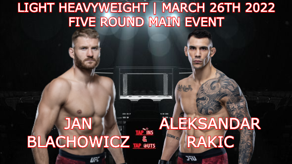Jan Blachowicz and Aleksandar Rakic to fight in March